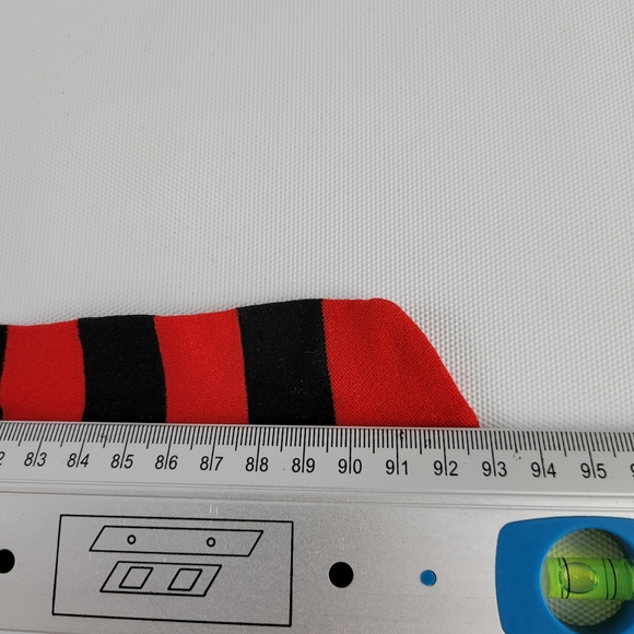 Women Red Black Striped Tights Stockings Christmas Steampunk Cosplay Pantyhose. - Picture 4 of 9